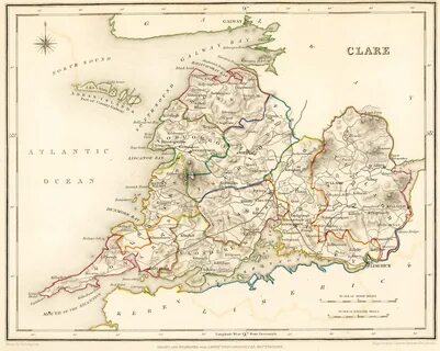 Map of clare