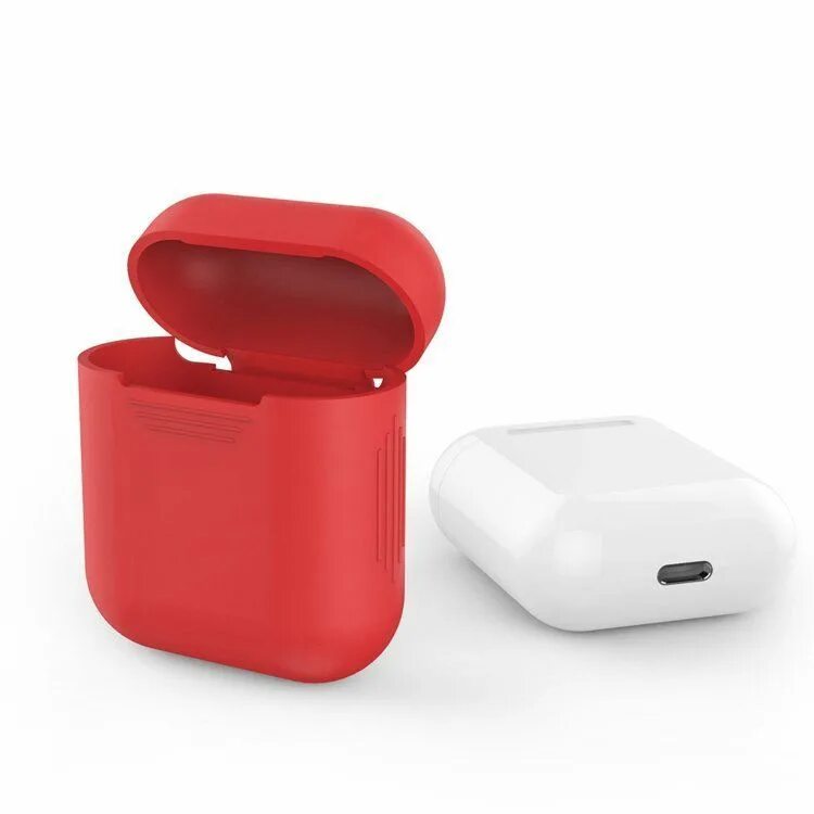 Чехол для наушников Apple AIRPODS 2. Apple кейс для AIRPODS 2. Apple AIRPODS 1. Чехол для AIRPODS 3 Silicone Case красный. Кейс для наушников airpods