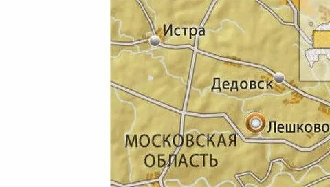 Лешково московская обл