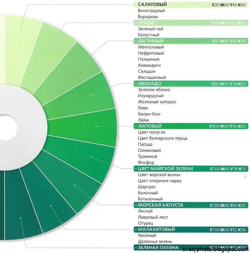 Green types. Оттенки зеленого с названиями. Оттенки зелёного цвета названия. Зелёные оттенки цветов названия. Палитра зеленого цвета с названиями.