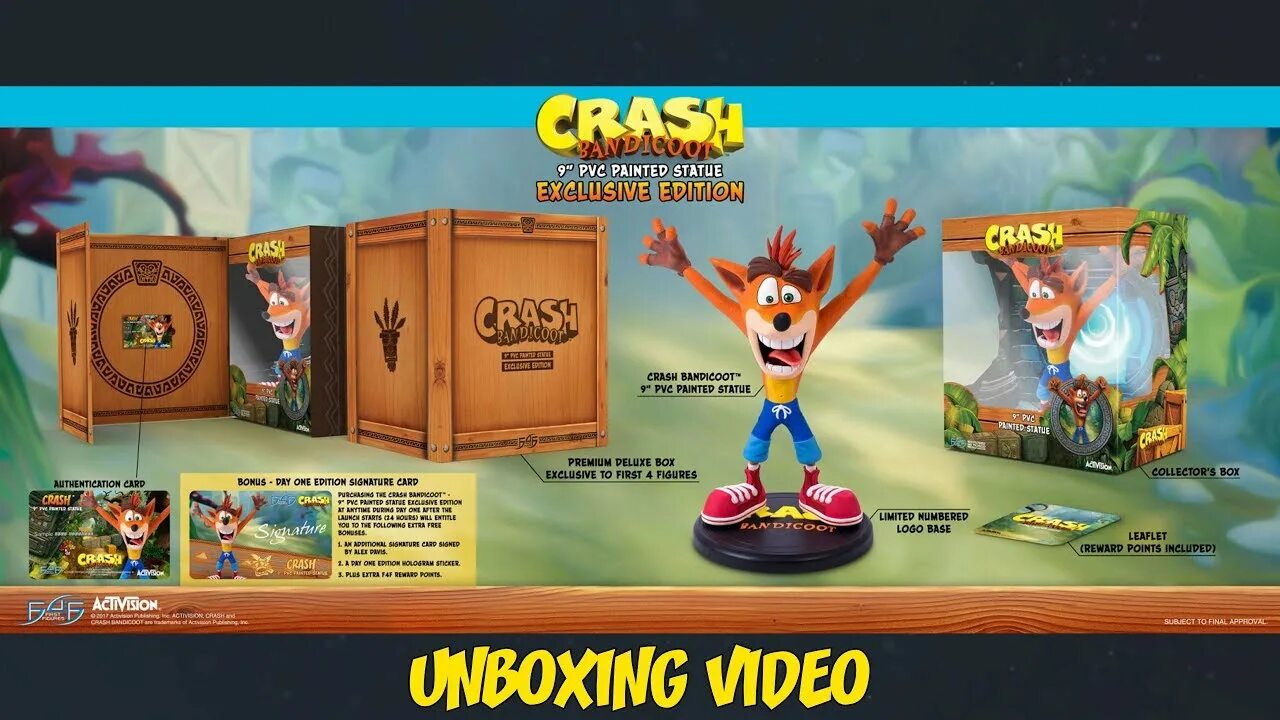 Crash Bandicoot коллекционное издание. Крэш бандикут 4 коллекционное издание. Crash Bandicoot на пс4. Crash Bandicoot статуя.