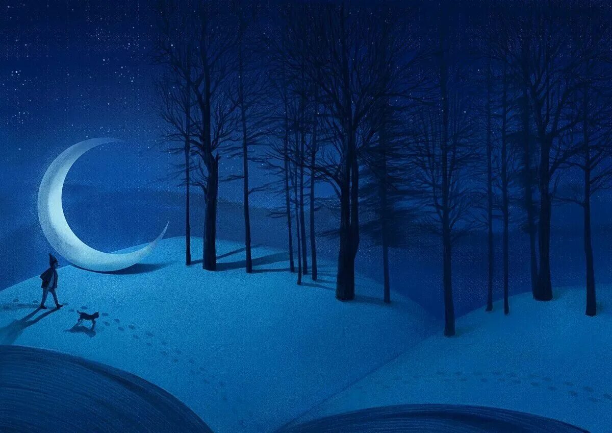 Спокойной ночи красивая зимняя ночь. Зима Луна. Луна и снег. Ночь Луна снег. Зима ночь месяц.