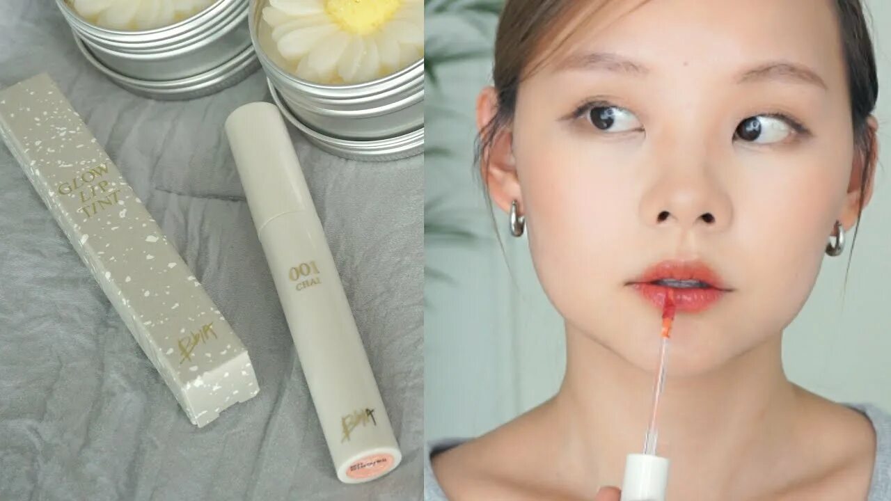 Mqny dewy water glow lip. Innisfree Dewy Tint Lip Swatch. Mqny Dewy Water Glow Lip Tint.