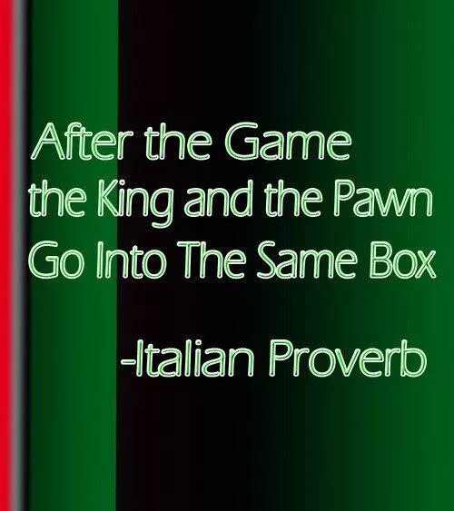 The same box. A Knight on a Dream is Gream Chess Proverb. A Knight on a Dream is Green Chess Proverb.