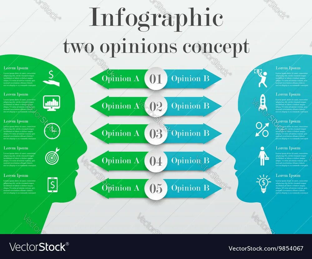 Opinion two. Мнение инфографика. Инфографика 2 столбца. Инфографика из 2 Столбцов. Two opinions.