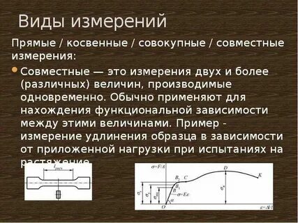 Приведите примеры прямых измерений