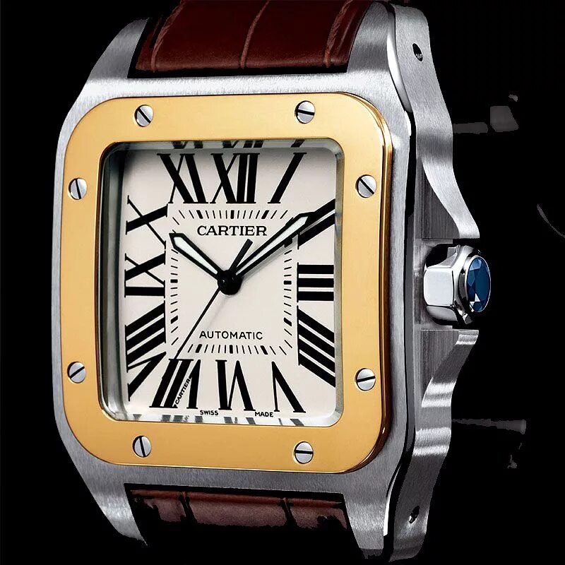 Найти часы. Часы cartier santos. часы картье сантос. часы cartier santos 100 с бриллиантами. часы картье santos мужские золотые.