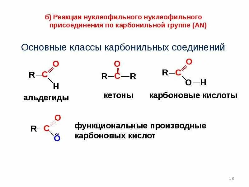 Реакции нуклеофильного присоединения по карбонильной группе. Реакции нуклеофильного присоединения для карбонильных соединений. Механизм нуклеофильного присоединения к карбонильной группе. Присоединение тиолов к карбонильным соединениям. Характерные реакции кетонов