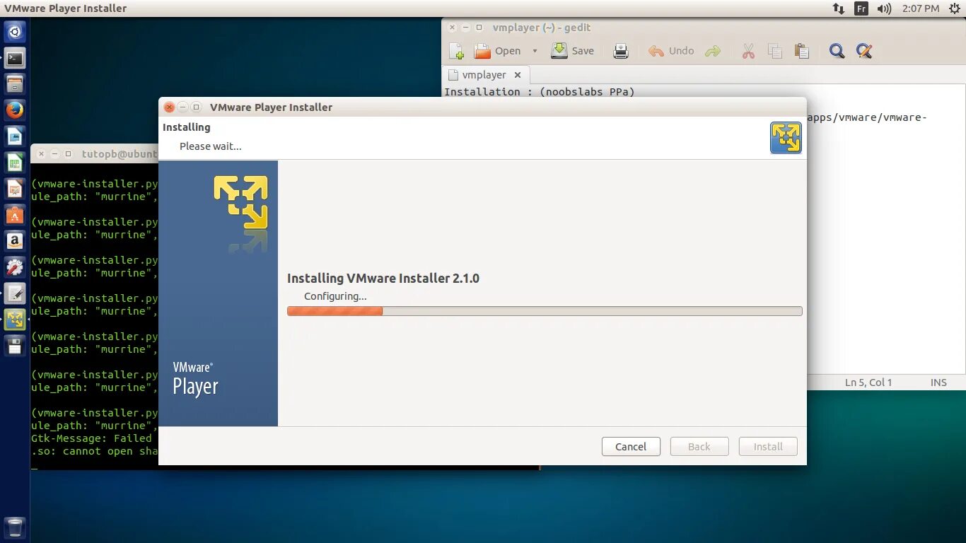 Vm tools. VMWARE Player. VM -> install VMWARE Tools). VMWARE Player Linux настройка сетей.