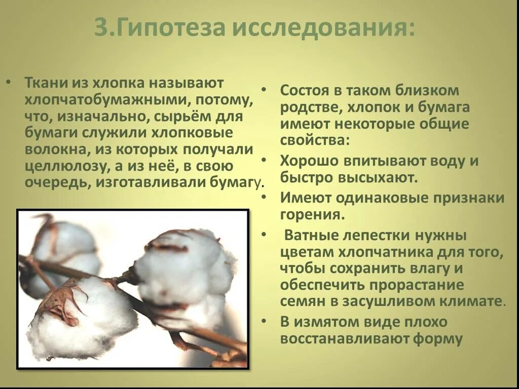 Почему хлопок