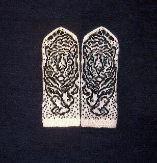 Варежки лев