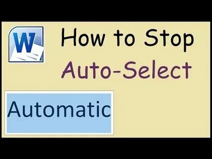 Auto selection