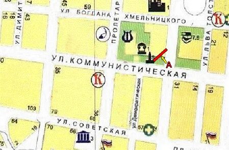 Карта улицы большевистская