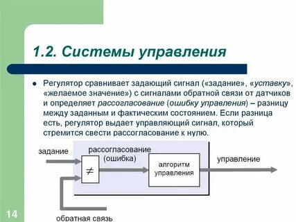 Сигналы в автоматических системах