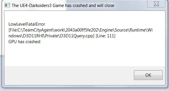 Runtime d3d12rhi private d3d12util cpp. LOWLEVELFATALERROR. LOWLEVELFATALERROR file Unknown line 258. Ошибка 0x887a0006 hung. Error d3d device Lost.