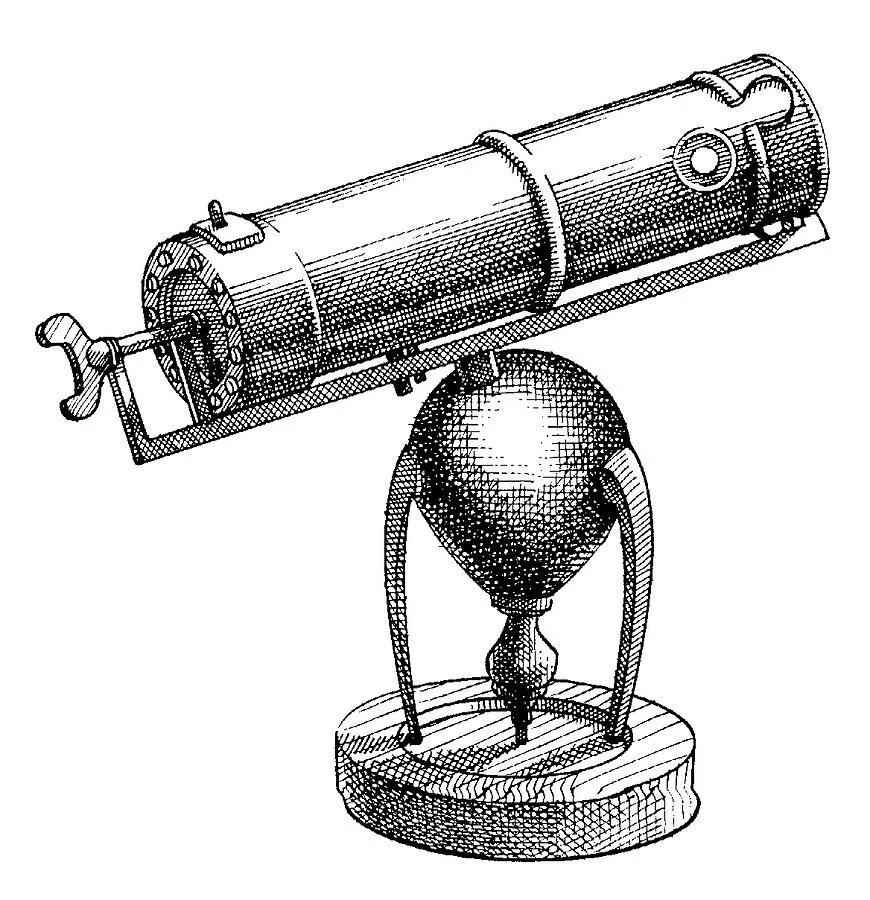 Приборы ньютона. Зеркальный телескоп Гука. Телескоп рефрактор Ломоносова. Ломоносов телескоп рефлектор. Телескоп рефрактор Ломоносова рисунок.