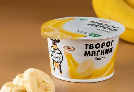 Творог с бананом калории