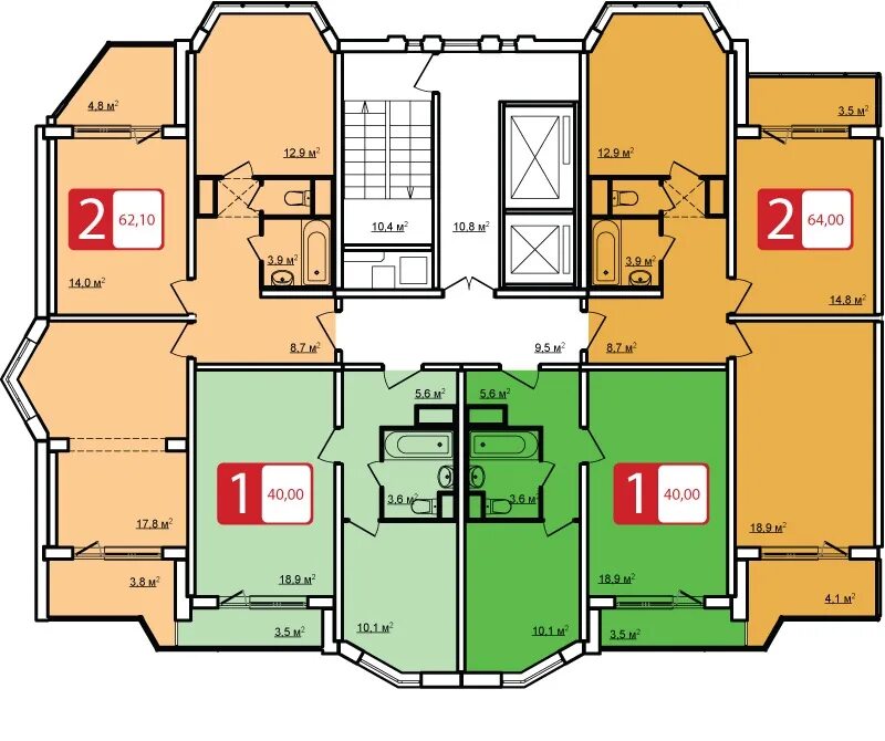 44 1 жк. ДСК 1 п44 планировки. Эко Видное планировки квартир. Планировка квартир эко Видное ЖК. П-44 планировка.