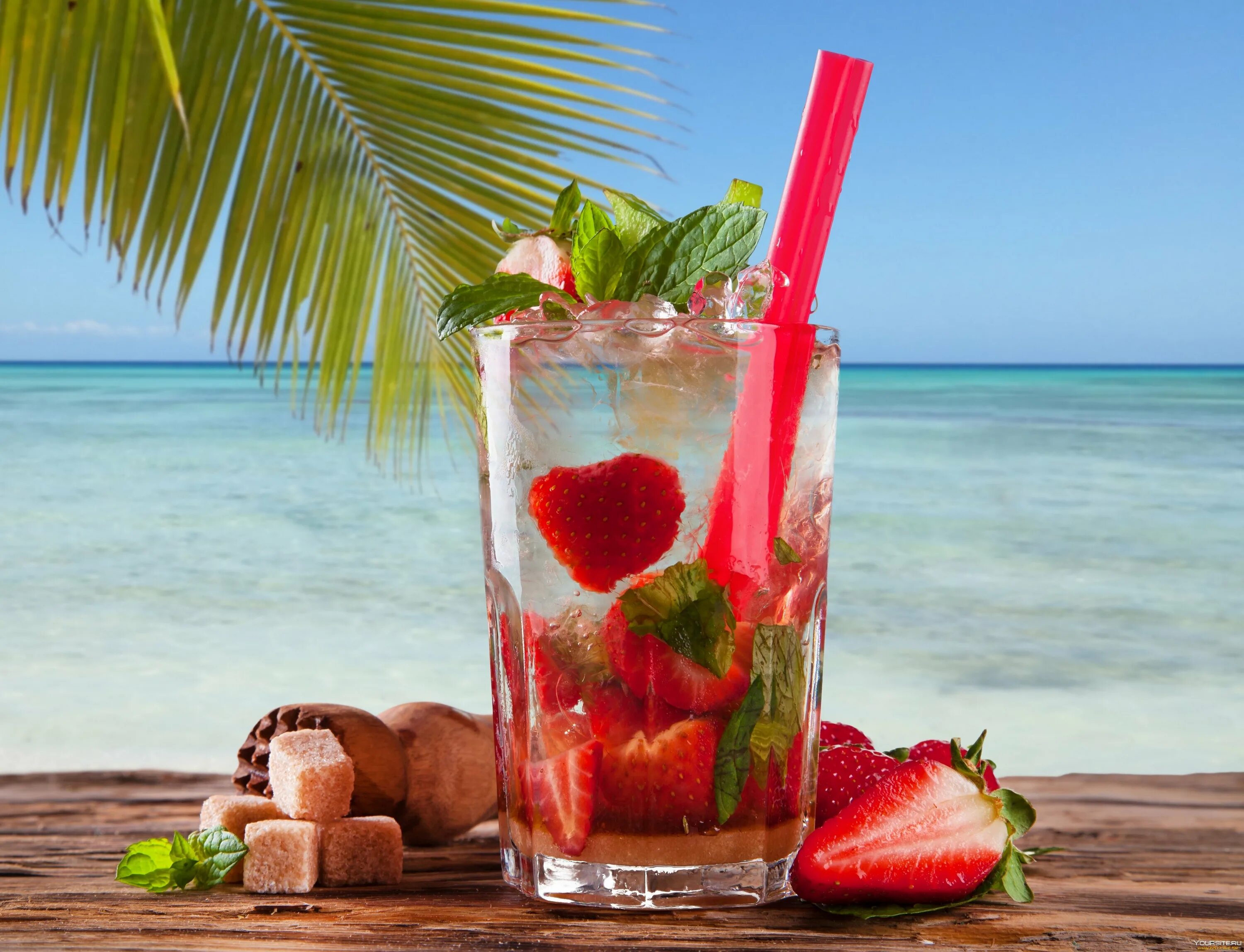 Мохито солнце. Коктейль на пляже. Коктейль на море. Лето пляж коктейль. Пляж коктейль пальмы.