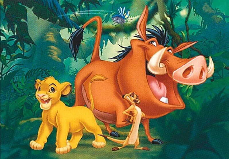 Мои любимые герои мультфильмов шрек пумба маугли. Король Лев Симба и Пумба с Тимоном.