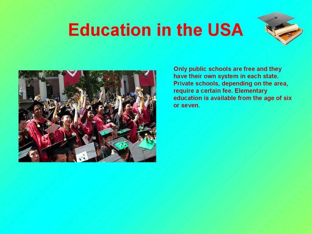 Kinds of education. Education USA презентация. Английская школа в США. School Education in the USA. Образование в США на английском языке.