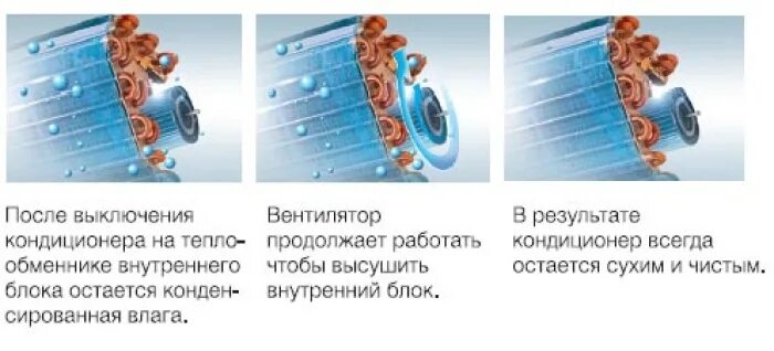 Как долго может работать кондиционер без выключения. Самоочистки кондиционера. функция самоочистки кондиционера. вентилятор настенного кондиционера.