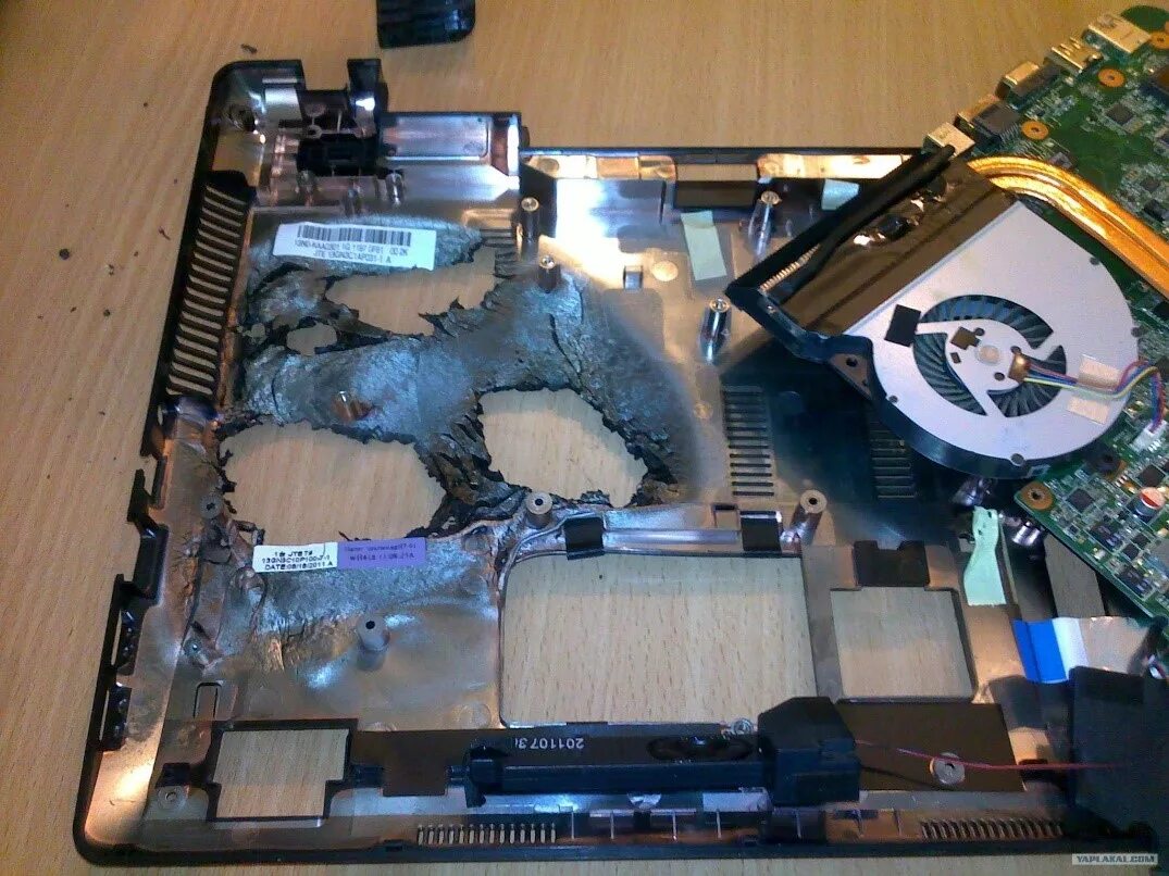 P60 греется