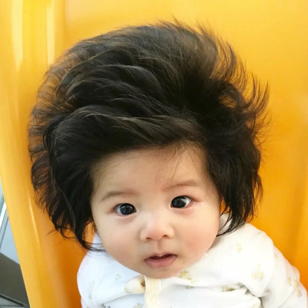 Родился с черными волосами. Беби Чанко. Беби Чанко волосы. Корейские стрижки для детей. Младенец с волосами.