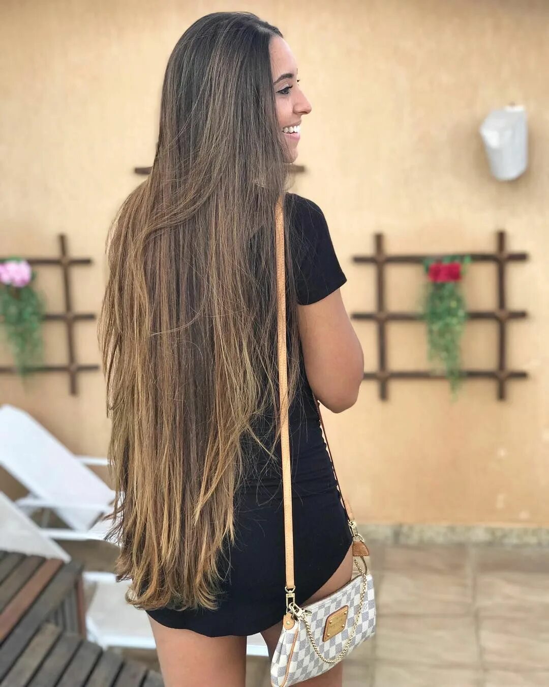Pulling long haired