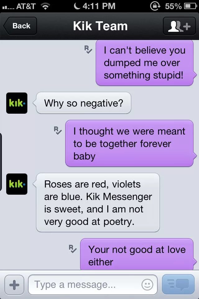 My message m. Kik. kik messaging &amp; chat app. kik на английском. dirty messages.