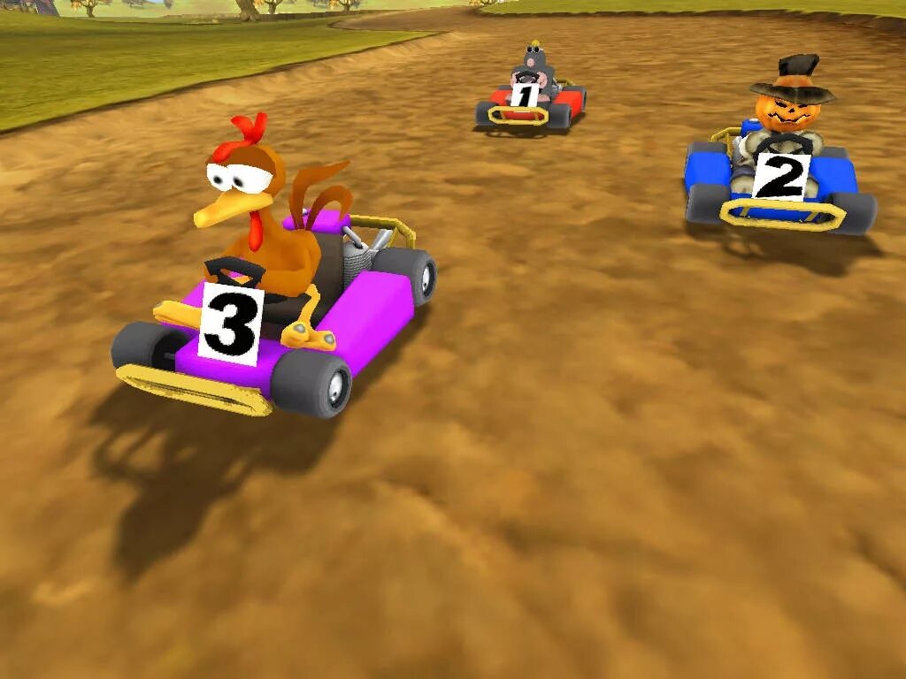 Игра утка гонки. Moorhuhn Kart 3. Игра Moorhuhn Kart 2. Гонки Moorhuhn Kart. Морхухн картинг.