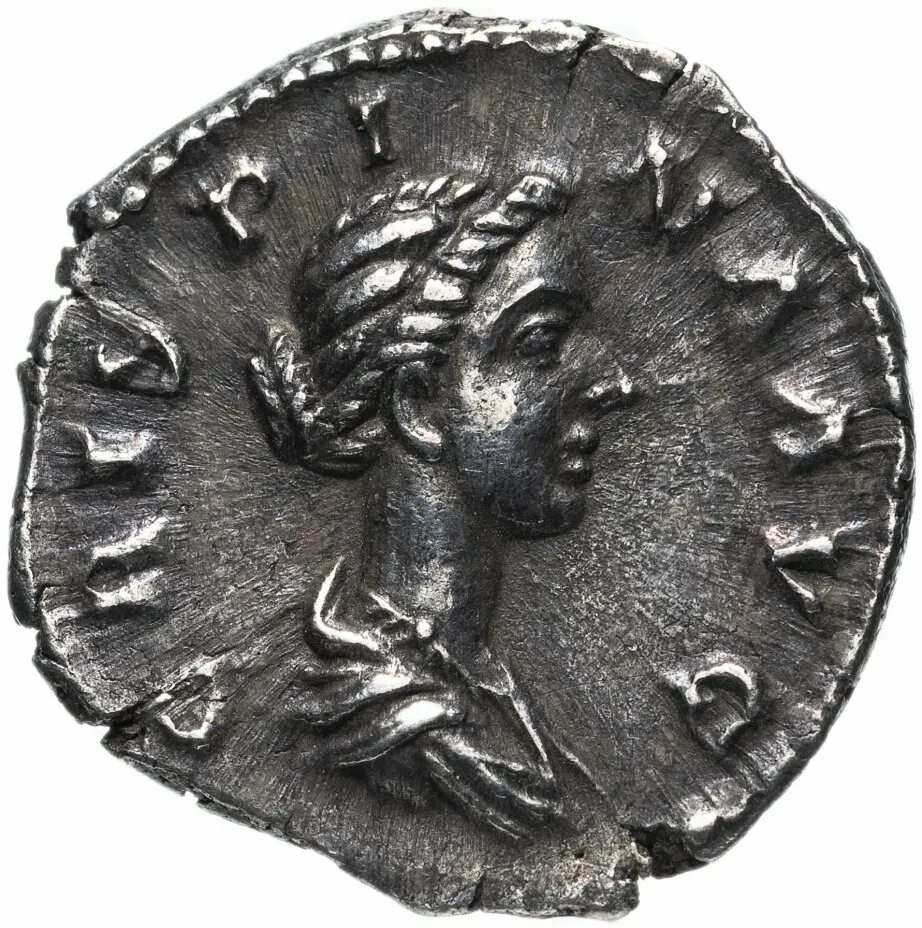 Монеты римской империи - Криспина. Денарий Коммода. Денарий Криспина. Монета римской империи денарий.