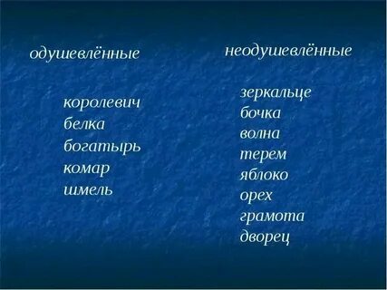 Дерево неодушевленное