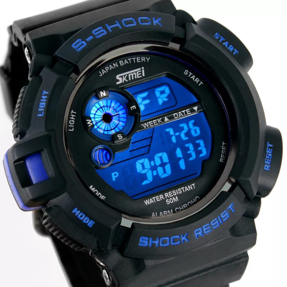 SKMEI часы мужские s Shock. Часы s Sport Water resist.