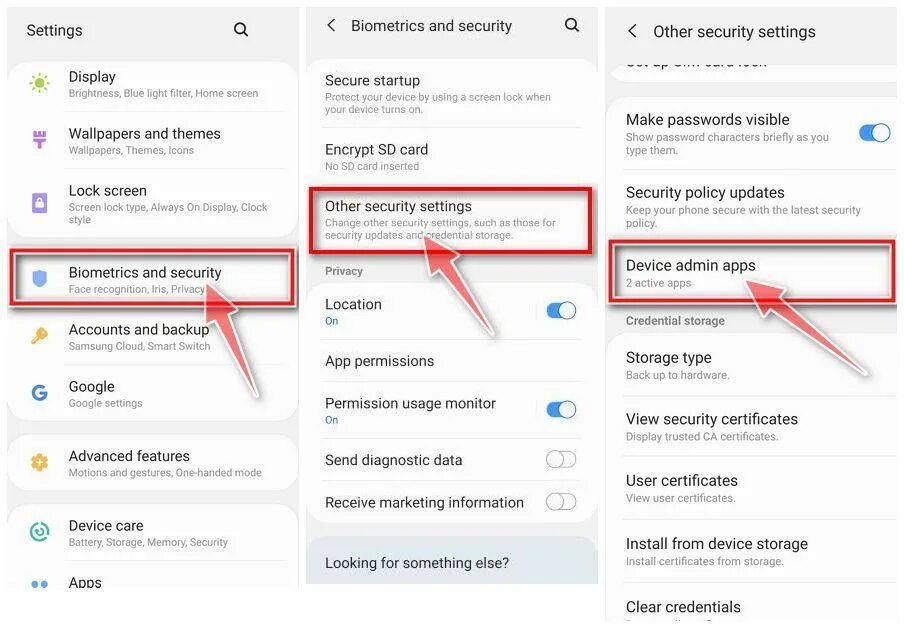 Your device password. Your device Clear from malicious. Com.Samsung.Android.Biometrics что это. Click Error Phone image.