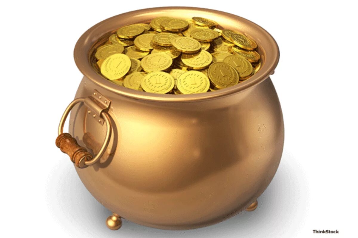 горшочек с золотыми монетами. горшочек с монетами. горшок с золотом. горшок с золотом. горшочек золота леприкон.