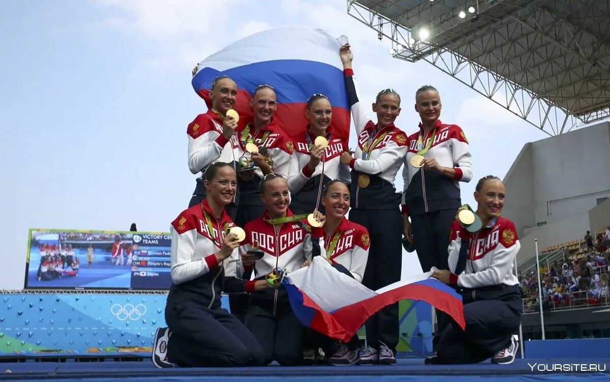 Российская сборная по синхронному плаванию 2016 Рио-де-Жанейро. Олимпийская сборная Россия 2016 в Рио. Спортивные достижения России.