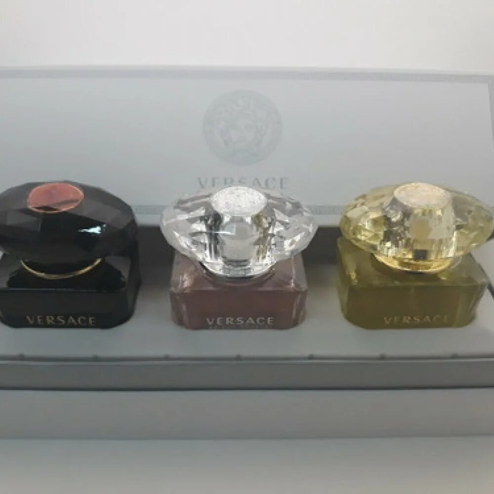 Mini collection. Набор миниатюр Версаче. Versace Miniatures набор. Подарочный набор Versace, 3 x 25 ml. Набор Версаче 3х25 мл. Женский.