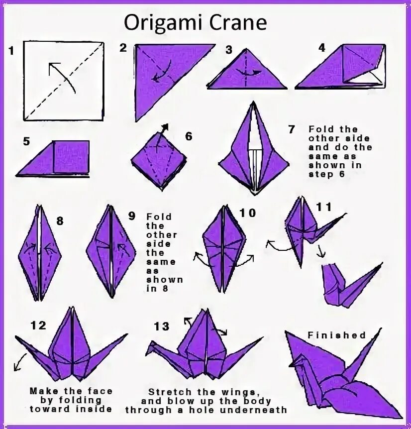 Сделать журавлика оригами пошаговая инструкция для начинающих. Схема бумажного журавлика. Журавль оригами. Схема оригами Журавлик из бумаги. Журавль оригами из бумаги для детей.