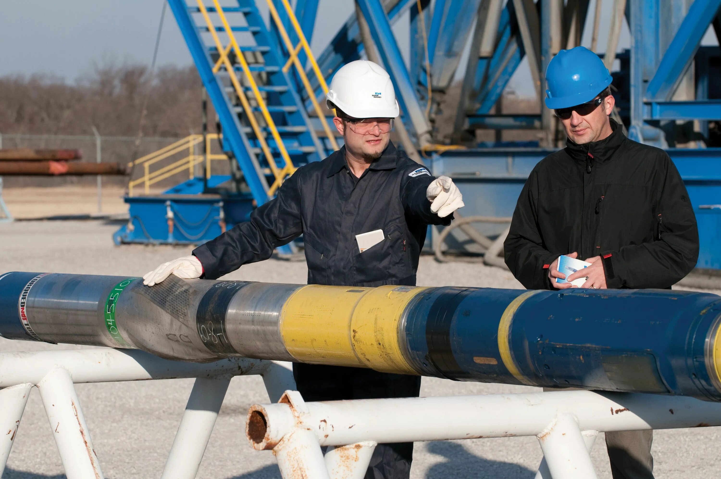 While drilling