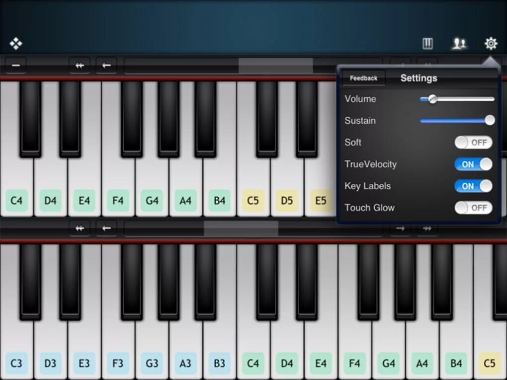 Пианино играть больше. Виртуальное пианино. Фортепианная клавиатура. Виртуальная клавиатура фортепиано. Синтезаторы звука с клавиатурой.