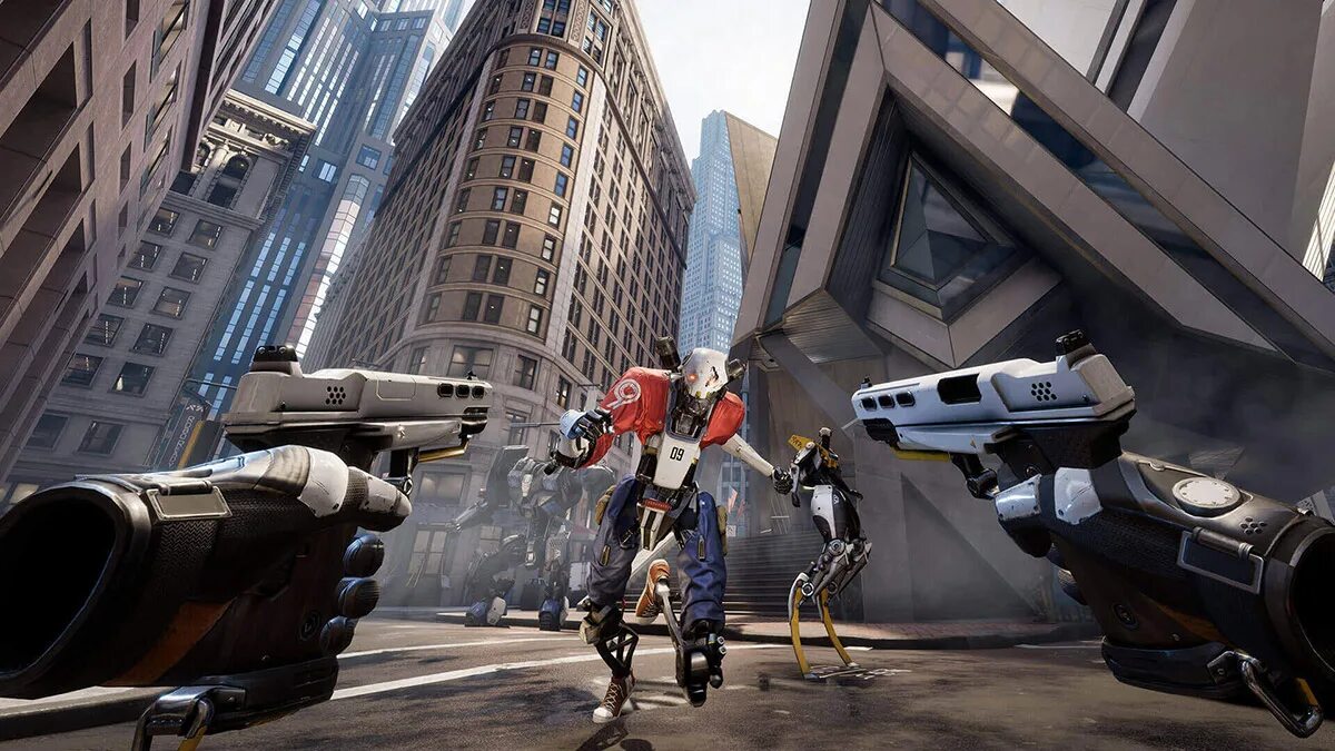 Robo recall VR. Игровая будущего. Виртуальная реальность игры. Современные игры.