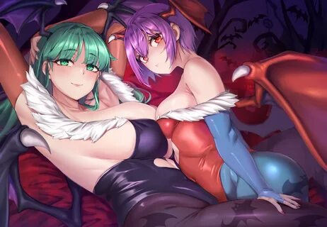 Lilith aensland+lilith aensland (cosplay)+morrigan aensland (cosplay)+original c