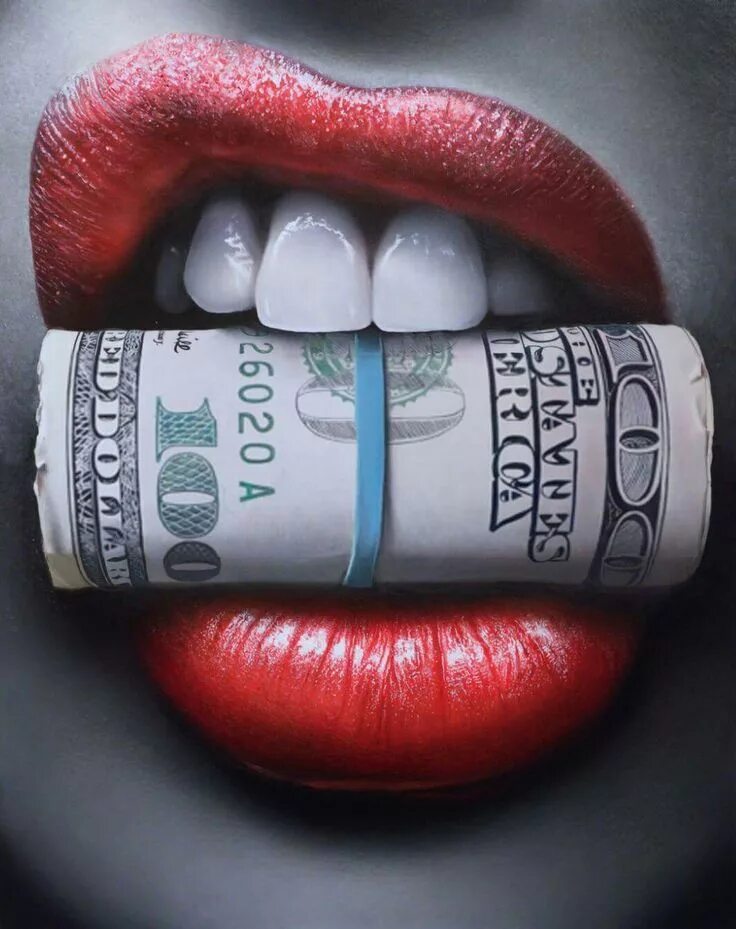 Мани губы. Мани губы. Мани губы. Постер губы. Косметика и деньги.