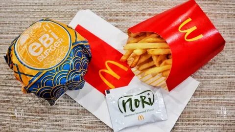 Реклама японского макдональдса