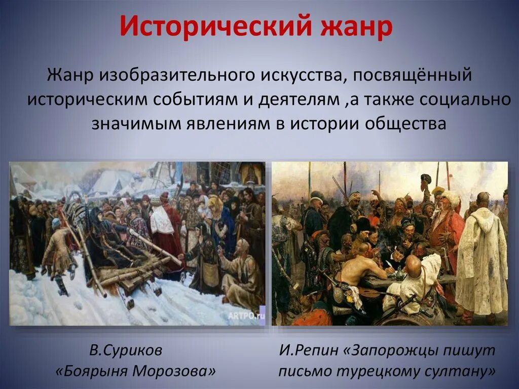 Исторические данные исторические произведения. Исторический Жанр Суриков. Жанры изобразительного искусства исторический Боярыня Морозова. Исторический Жанр в изобразительном искусстве. Исторический Жанр в изобразительном искусстве Суриков.