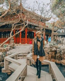 Leonie Hanne on Instagram: "Anzeige/ Crushing on Chinese gardens. ⛩ #DiorForYout