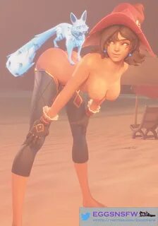 ...asian, bending over, big ass, big breasts, big butt, eggsnsfw, fox, half...