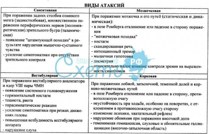 Варианты атаксии. Мозжечковая атаксия дифференциальная диагностика. вестибулярная и мозжечковая атаксия. атаксии неврология таблица. дифференциальная диагностика мозжечковой и сенситивной атаксией.