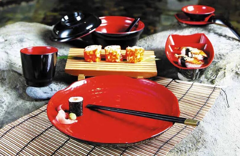 Японская посуда. Традиционная японская посуда. Посуда для японской кухни. Посуда в азиатском стиле.